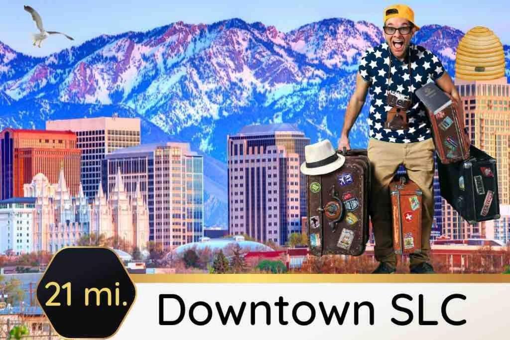 Bee Chic In Sojo W/Hot Tub+Gym+Local Ski Slopes Саут-Джордан Экстерьер фото